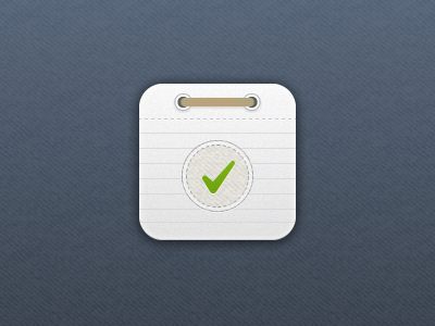 New icon for ListBook 3.x fireworks ios icon ipad icon iphone icon listbook noidentity todo