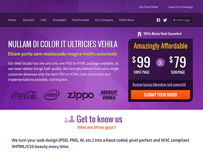 website header design. background button clean design free header menu pink psd site webdesign website