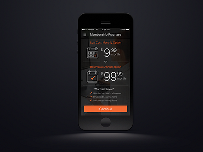 Dark iOS layout . dark flat free icon interface ios iphone logo mobile orange osx psd