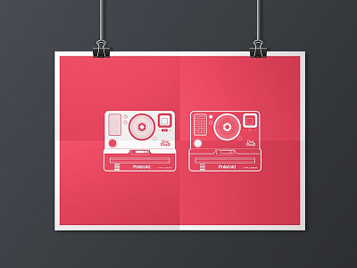 I'm a Polaroid developing in reverse! brand branding creative design designer graphics illustration logo