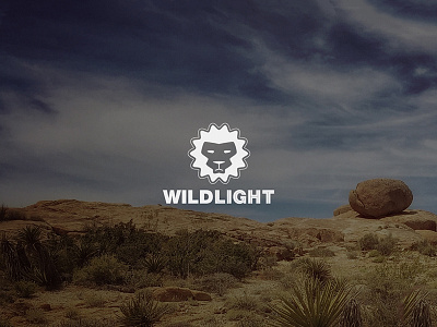 Wild Light | Alternative Logo Concept brand branding design graphics illustration lion logo wild