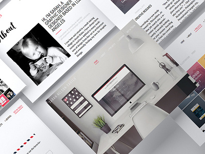 New Website — Graphic Design creative design designer editorial layout logo