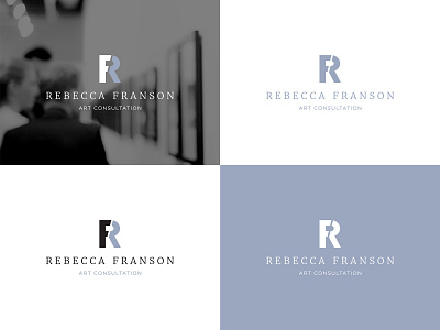 Rebecca Franson — Logo Concept creative design designer editorial layout logo