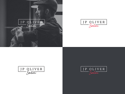 JP Oliver Salon — Logo Concept brand branding creative graphic design graphics homepage htmlweb design logo web wordpress