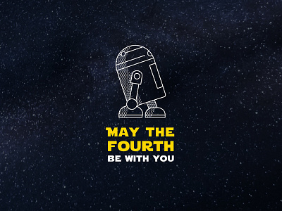 Happy May 4th brand branding creative design development graphics logo may star wars