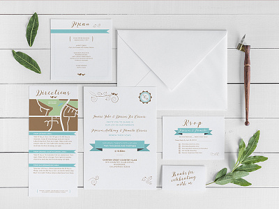 Wedding Suite brand branding creative design invitation invite wedding