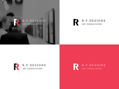 R.F. Designs — Logo Concept brand branding creative design designer development dribbble invite graphics invitation invite logo typography