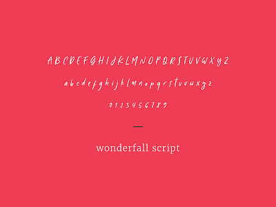 Wonderfall Script