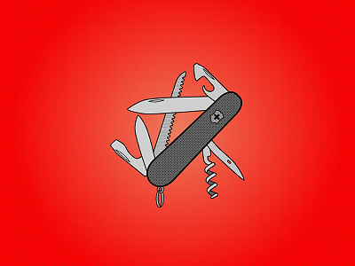 Swiss Army Knife — FREEBIE army brand branding creative design designer development editorial free freebie graphic design graphics illustration invite knife layout logo love swiss typography