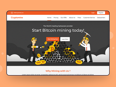 Crypto Mining Concept