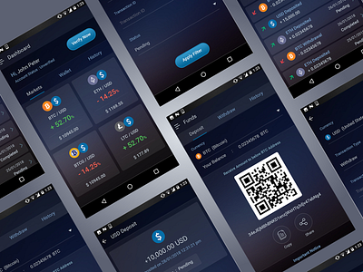 Crypto Currency - Mobile App Concept