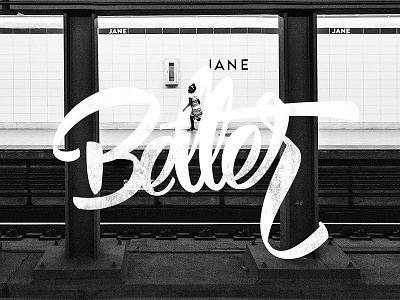 Better better create design effect font handmade letter lettering texture type