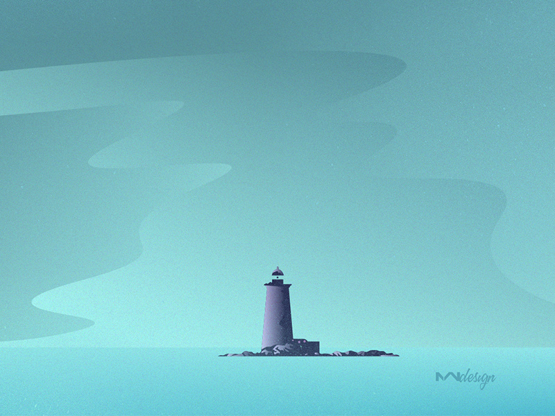 Lighthouse Illustration graphic nature challenge lighthouse illustration