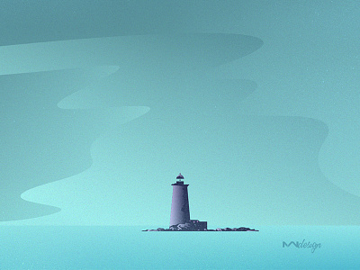 Lighthouse Illustration challenge graphic illustration lighthouse nature
