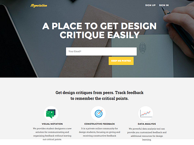mynotation prototype design web