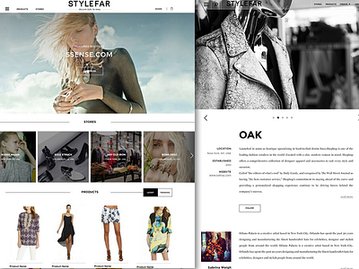 Fashion Ecommerce Redesign design e commerce elegant fashion simplicity web