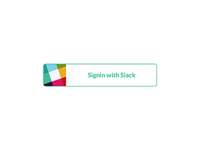 Signin with Slack button clean flat made with sketch signin slack white
