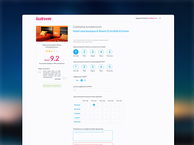 Booking review booking clean design hotel interface made with sketch review ui user ux web white