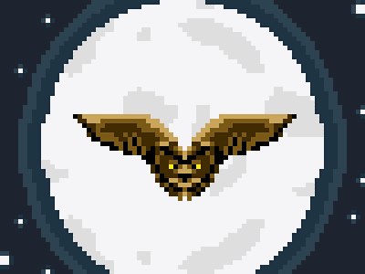 Spirit Owl Animal 8 bit owl pixel pixel art pixel dailies spiritanimal