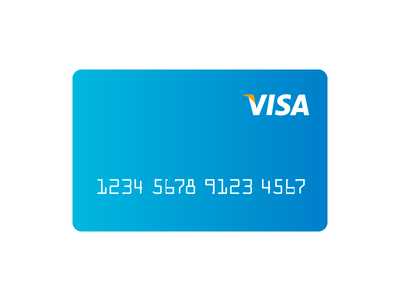 Visa clean ilustration vector visa