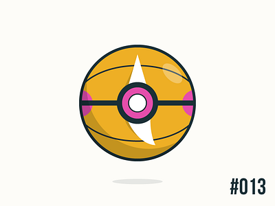 Pokéballday: #013 Weedle Ball clean illustrator nintendo pokeball pokeballday pokemon pokéball pokéballday pokémon vector weedle