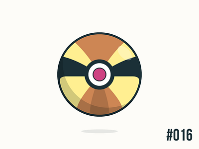 Pokéballday: #016 Pidgey Ball clean illustrator nintendo pidgey pokeball pokeballday pokemon pokéball pokéballday pokémon vector