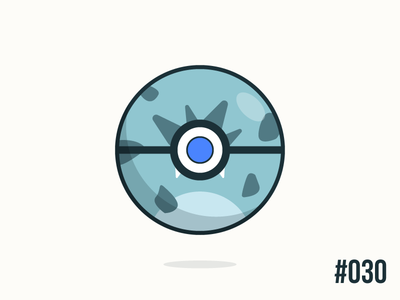 Pokéballday: #030 Nidorina Ball clean illustrator nidorina nintendo pokeball pokeballday pokemon pokéball pokéballday pokémon vector