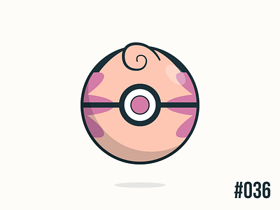 Pokéballday: #036 Clefable Ball