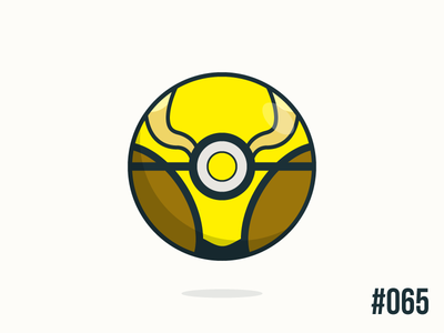 Pokéballday #065 Alakazam Ball alakazam clean illustrator nintendo pokeball pokeballday pokemon pokéball pokéballday pokémon vector