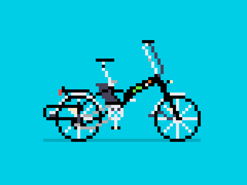 Pixel Art Bike: Electrobike Alfa + v2 by Jonathan Coutiño on Dribbble