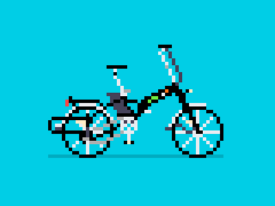 Pixel Art Bike: Electrobike Alfa + v2 8bits alfa aseprite bike bits electrobike pixel pixel art