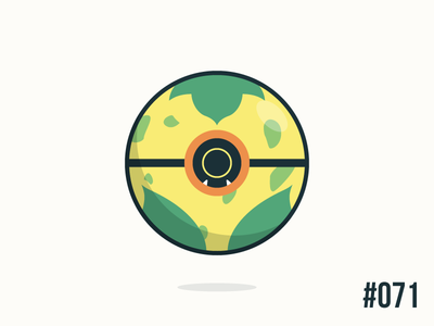 Pokéballday #071 Victreebel Ball clean illustrator nintendo pokeball pokeballday pokemon pokéball pokéballday pokémon vector victreebel