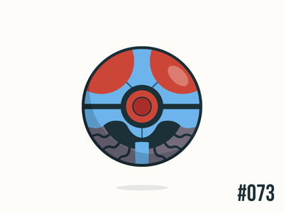 Pokéballday #073 Tentacruel Ball clean illustrator nintendo pokeball pokeballday pokemon pokéball pokéballday pokémon tentacruel vector