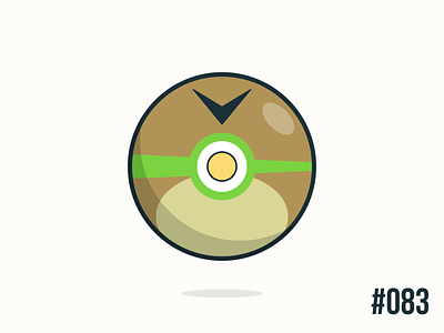 Pokéballday #083 Farfetch'd Ball clean farfetchd illustrator nintendo pokeball pokeballday pokemon pokéball pokéballday pokémon vector