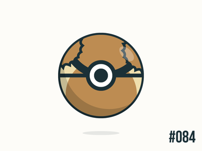 Pokéballday #084 Doduo Ball clean doduo illustrator nintendo pokeball pokeballday pokemon pokéball pokéballday pokémon vector