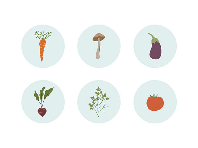 Lettuce Turnip The Beet flat icons illustration vegetables