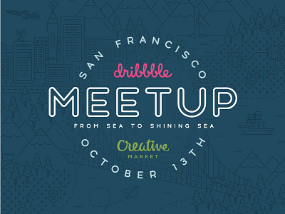 Creative Market & Dribbble Meetup: From Sea to Shining Sea c2cmeetup dribbble meetup