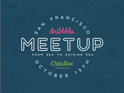 Creative Market & Dribbble Meetup: From Sea to Shining Sea c2cmeetup dribbble meetup