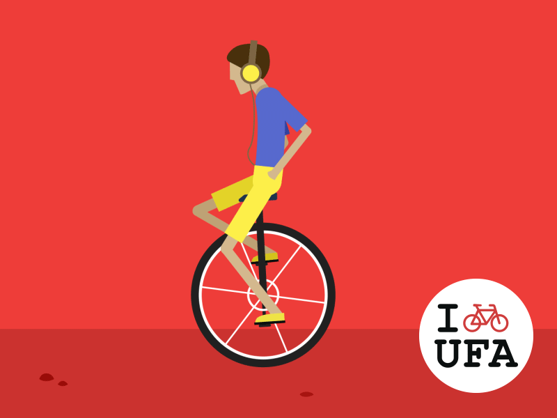 Bike Man by Aydar Daminov on Dribbble