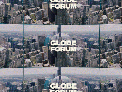 Globe Forum business conference corporate event promo festival forum modern promo opener speakers stylish slideshow workshop youtube