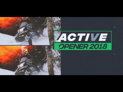 Active Opener active sport dynamic event extreme modern promo showreel slideshow snowboard summer travel trendy opener youtube