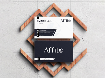 Affito Business Card Design advertisement business card business card design business card template business cards card card design company design