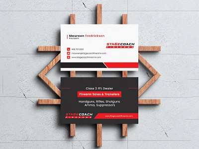 Stage Coach Business Card Design advertisement business business card business card design business card template business cards card design concept creative design firearm illustration logo sale