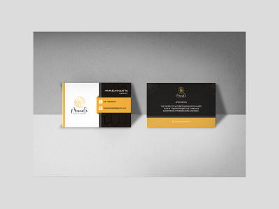 Manuela Holistic Therapist Business Card Design