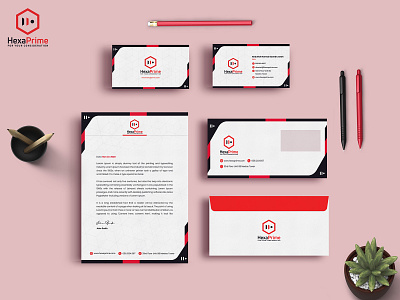 Hexa Prime Business Card Design | Social Media Design