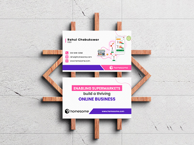 Homesome Business Card Design | Social Media Design