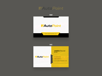 Auto Point Business Card Design | Social Media Design