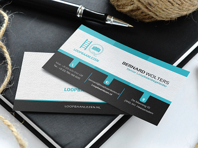 Bernard Wolters Business Card advertisement branding business card business card design business card template business cards card card design company design illustration