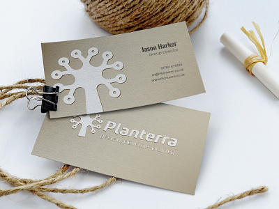 Planterra Design, Develop, Deliver advertisement branding business card business card design business card template business cards card card design company design illustration