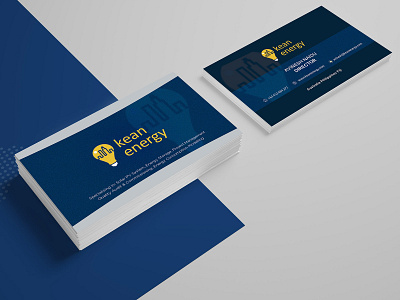 Kean Energy Card Design advertisement branding business card business card design business card template business cards card card design company design illustration template